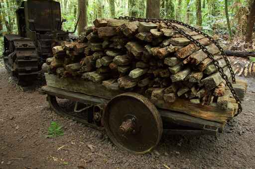 Historic Crawler Tractor - Pureora Forest Pak