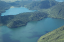 Aerial view of the Blue Lake