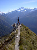 A bit of lunging along the Cascade Saddle Track