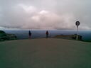 Arriving at the top of the Ohakune Mountain Road