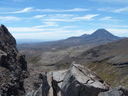 View to Mt Ngauruhoe for Meads Wall