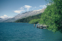 A view of Lake Wakatipu from the Kinloch Camping Ground