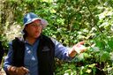 Sharing knowledge about the plant life during a bushwalk