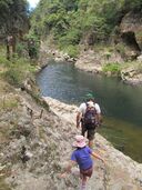 Walk alongside the river