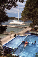 Manupirua Hot Springs - Only accessible by boat