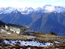 Luxmore Hut overlooking Lake Te Anau