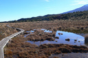 Board walk across the tarns