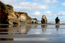 Three sisters low tide - and accessable