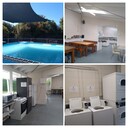 Pool, Communal Kitchen and Dining, Laundry Room