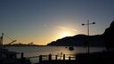 Sun rise from the Whakatane Information centre