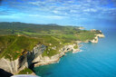 Pillar point on the left and Cape Farewell on the right. 