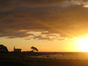 Church sunset photo by Nathan Hall