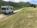 Large grassy areas right on the beach