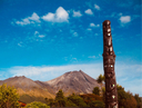 Mount Taranaki from Dawsons Falls carpark