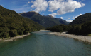 View down the river.