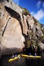 Kayak on beautiful Lake Taupo to the Maori Rock Carvings. 