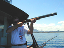 Skeet Shooting - a popular activity onboard M.V. Solamaar