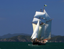 The R.Tucker Thompson under full sail