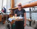 Morning tea, freshly baked scones, jam and cream - Yummm!