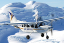 Air Safaris GA8 over Tasman Glacier.              