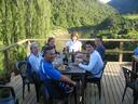 Bridge to Nowhere Lodge
lunch on the balcony