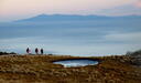 On top of the Hump with Stewart Island in the background