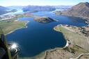 U-Fly Original Tour taking you over Lake Wanaka.