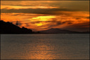 Sunset with Rangitoto Island in the distance