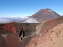 Into the depths of Red Crater - Tongariro Crossing