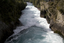 The Waikato River leading into the Huka Falls