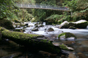 One of the many swing bridges along the track