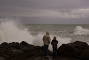 Wave watching - Curio Bay