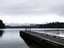 The jetty at Lake Paringa