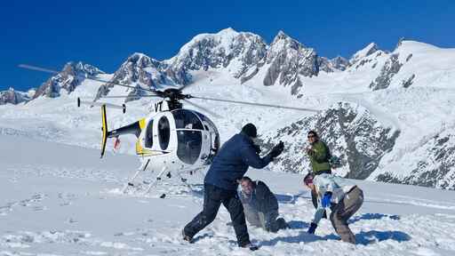 Flight option 3 - Twin Glacier including snow landing (allow 30 minutes) NZ$420 per Adult