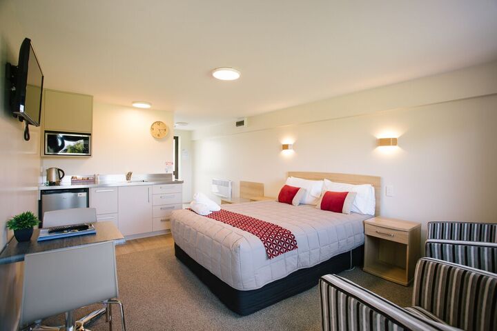 Bedroom + small basic tea & coffee making facilities.