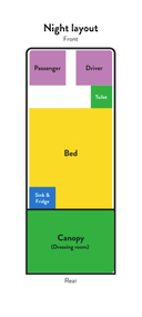 Floor plan - night